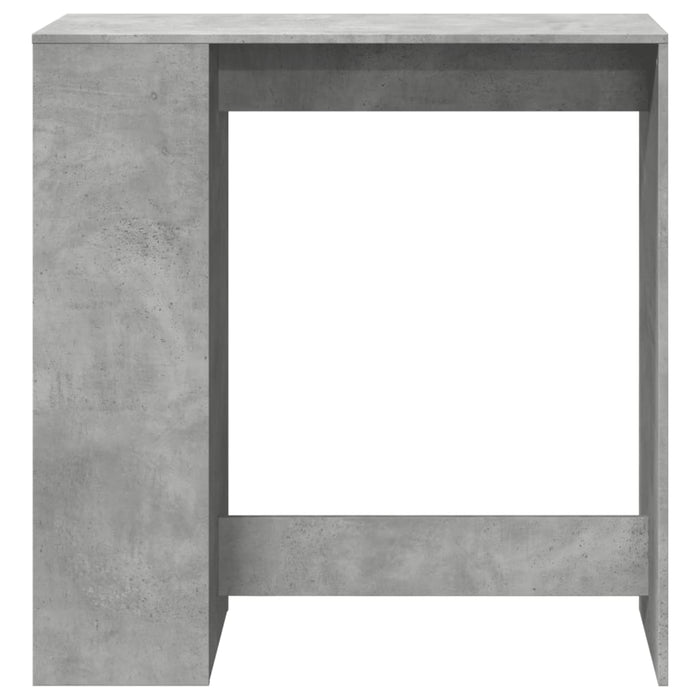 Masă de bar cu rafturi gri beton 101x40x103,5 cm lemn prelucrat WALTI