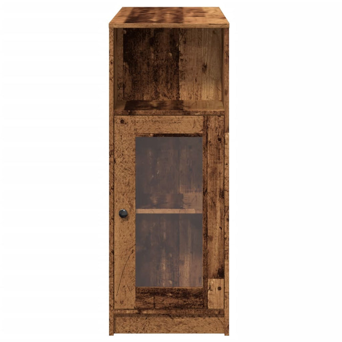 Masă bar cu rafturi, lemn vechi 101x40x103,5 cm lemn prelucrat WALTI