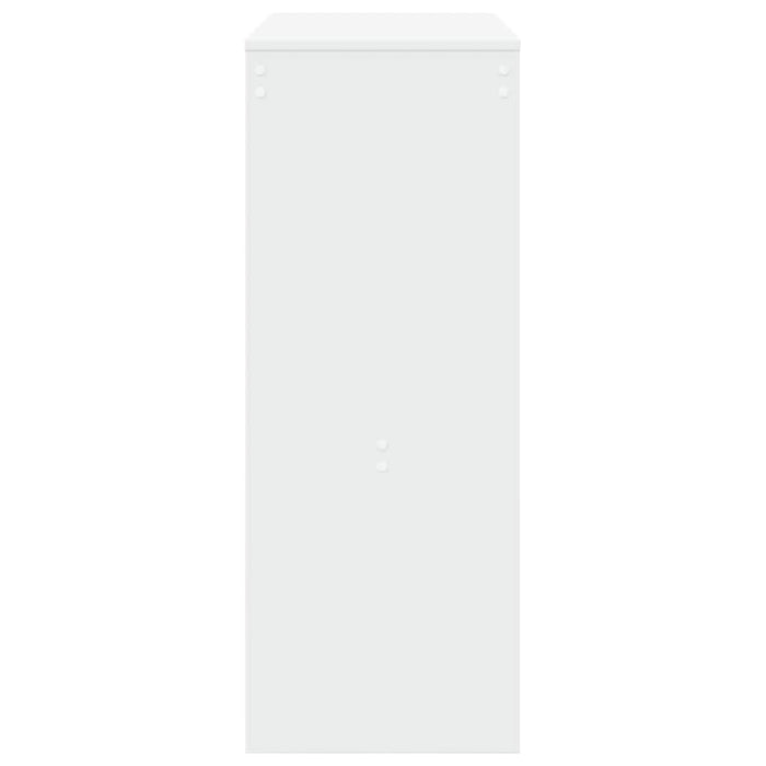 Masă de bar cu rafturi, alb, 90x40x103,5 cm, lemn prelucrat - WALTI WALTI