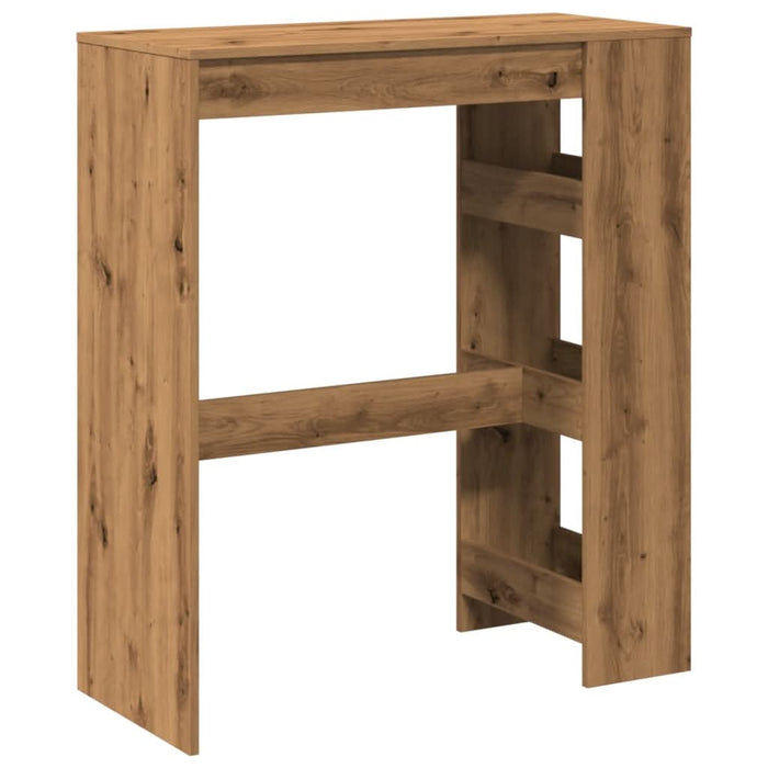 Masă bar cu rafturi, stejar artizanal, 90x40x103,5 cm, lemn - WALTI WALTI
