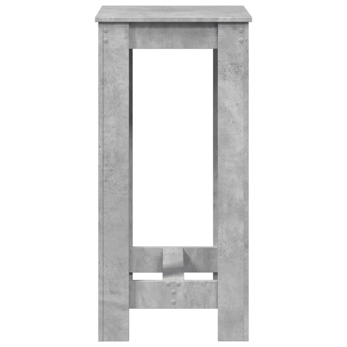 Masă bar, gri beton, 51x50x103,5 cm, lemn prelucrat WALTI