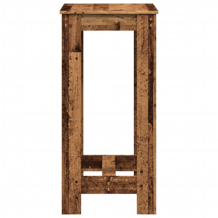 Masă bar, lemn vechi, 51x50x103,5 cm, lemn prelucrat - WALTI WALTI