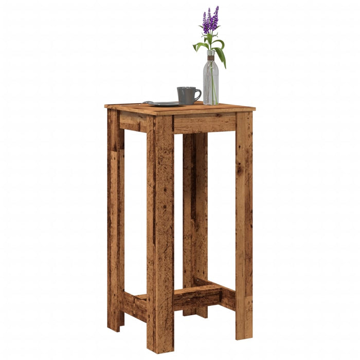 Masă bar, lemn vechi, 51x50x103,5 cm, lemn prelucrat - WALTI WALTI
