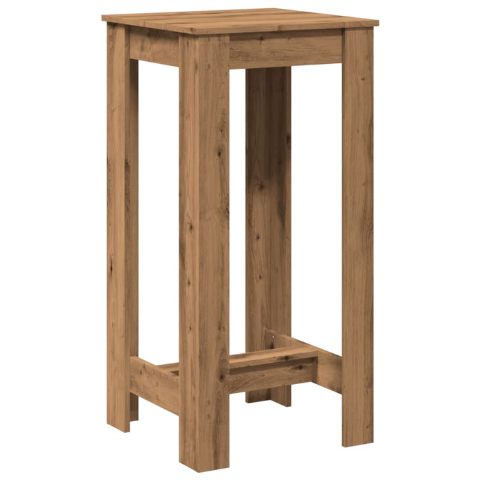 Masă de bar, stejar artizanal, 51x50x103,5 cm, lemn prelucrat - WALTI WALTI