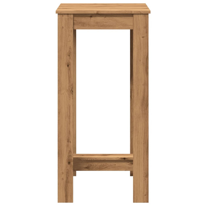 Masă de bar, stejar artizanal, 51x50x103,5 cm, lemn prelucrat - WALTI WALTI