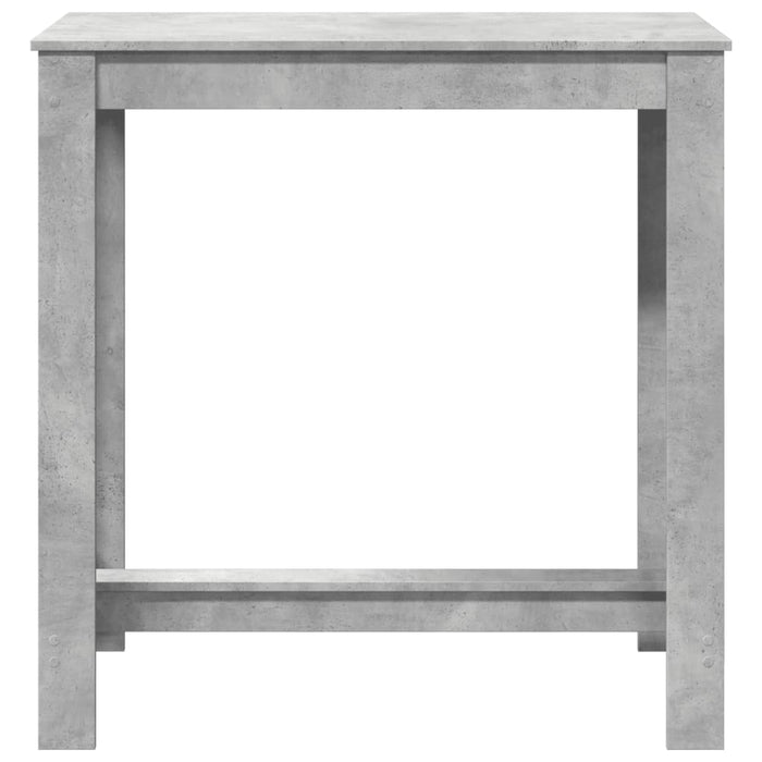 Masă de bar, gri beton, 102x50x103,5 cm, lemn prelucrat WALTI