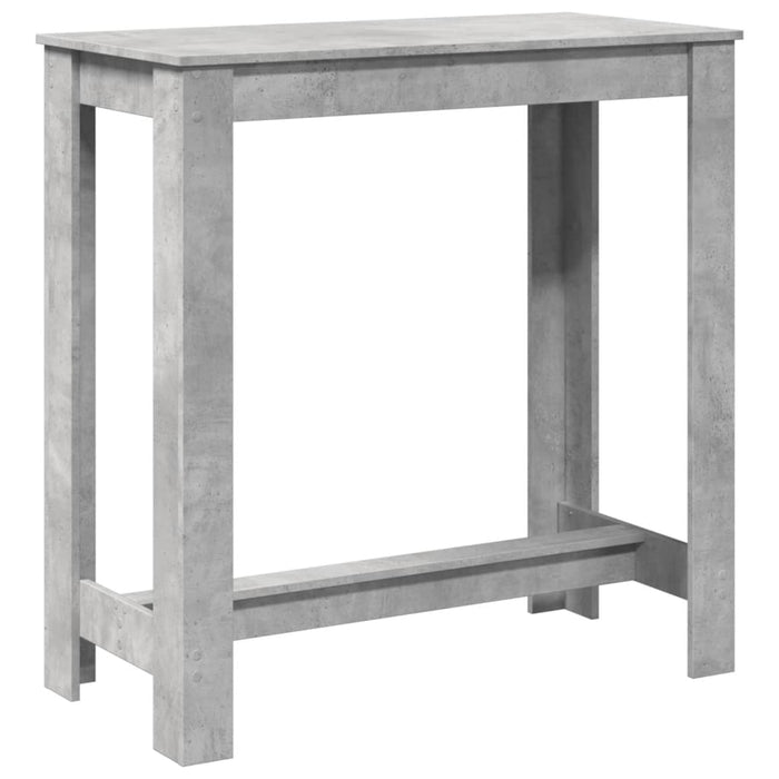 Masă de bar, gri beton, 102x50x103,5 cm, lemn prelucrat WALTI