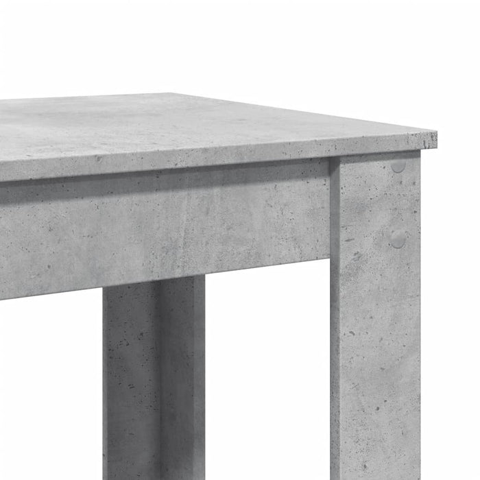 Masă de bar, gri beton, 102x50x103,5 cm, lemn prelucrat WALTI