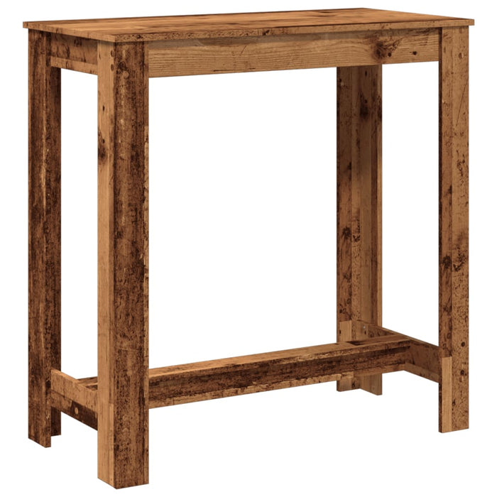 Masă de bar, lemn vechi, 102x50x103,5 cm, lemn prelucrat - WALTI WALTI