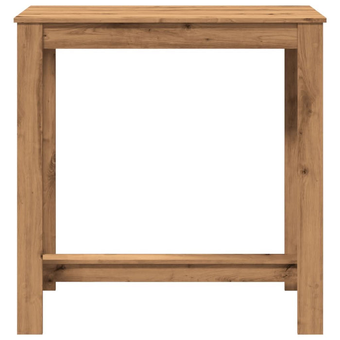 Masă de bar, stejar artizanal, 102x50x103,5 cm, lemn prelucrat - WALTI WALTI