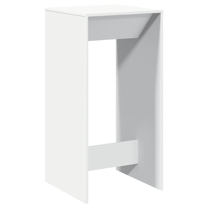 Masă bar, alb, 51x50x103,5 cm, lemn prelucrat - WALTI WALTI
