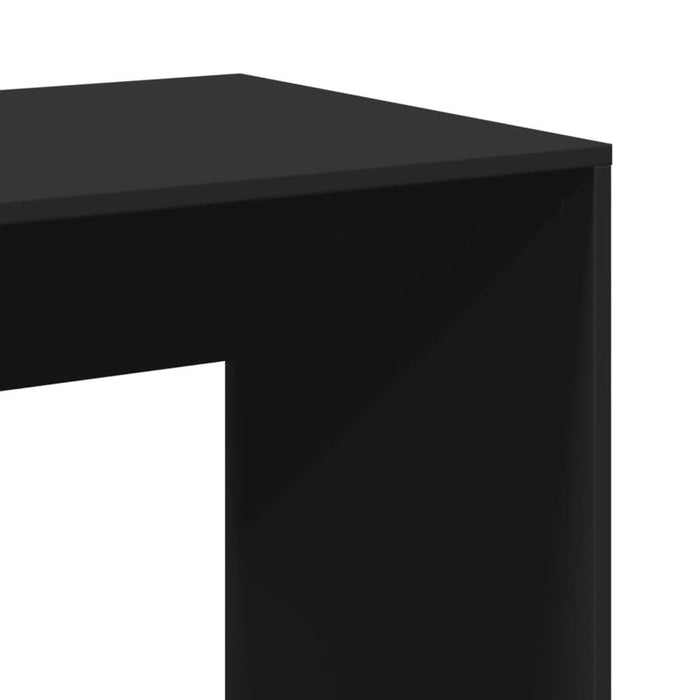 Masă bar, negru, 51x50x103,5 cm, lemn prelucrat - WALTI WALTI