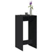Masă bar, negru, 51x50x103,5 cm, lemn prelucrat - WALTI WALTI