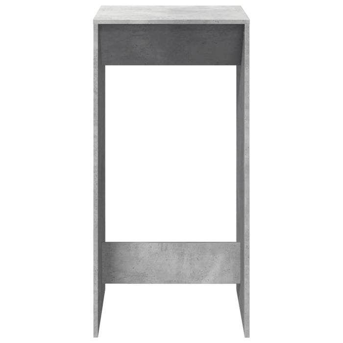 Masă bar, gri beton, 51x50x103,5 cm, lemn prelucrat - WALTI WALTI