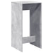 Masă bar, gri beton, 51x50x103,5 cm, lemn prelucrat - WALTI WALTI