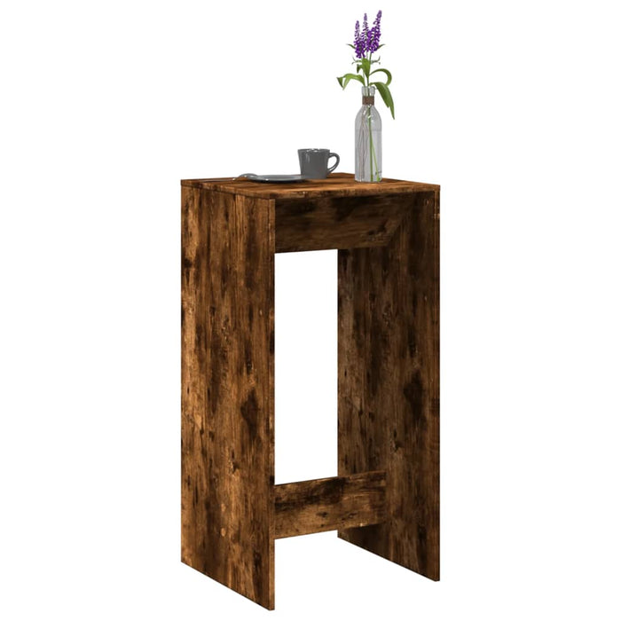 Masă de bar, stejar fumuriu, 51x50x103,5 cm, lemn prelucrat - WALTI WALTI