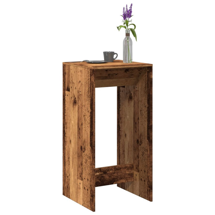 Masă bar, lemn vechi, 51x50x103,5 cm, lemn prelucrat - WALTI WALTI