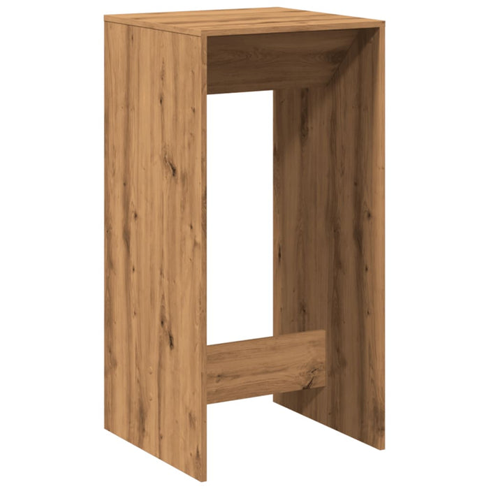 Masă de bar, stejar artizanal, 51x50x103,5 cm, lemn prelucrat - WALTI WALTI