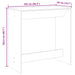 Masă de bar, alb, 102x50x103,5 cm, lemn prelucrat - WALTI WALTI
