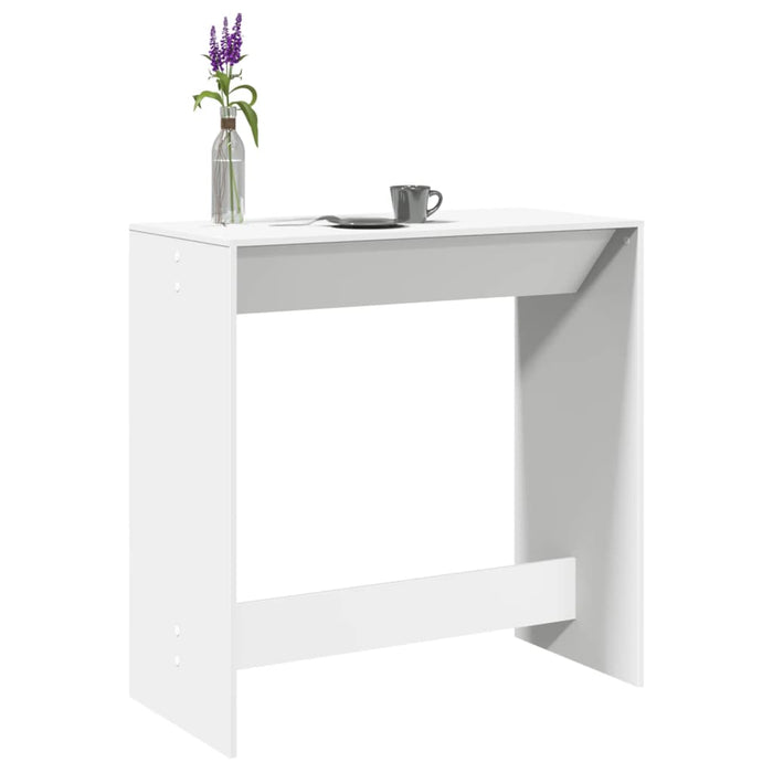 Masă de bar, alb, 102x50x103,5 cm, lemn prelucrat - WALTI WALTI