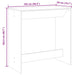 Masă de bar, stejar Sonoma, 102x50x103,5 cm, lemn prelucrat - WALTI WALTI