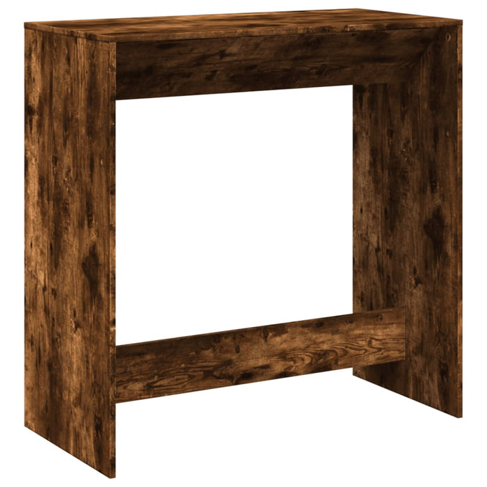 Masă de bar, stejar fumuriu, 102x50x103,5 cm, lemn prelucrat - WALTI WALTI