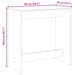 Masă de bar, Sonoma gri, 102x50x103,5 cm, lemn prelucrat - WALTI WALTI