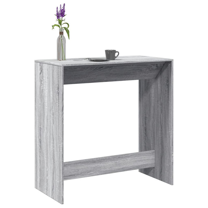 Masă de bar, Sonoma gri, 102x50x103,5 cm, lemn prelucrat - WALTI WALTI