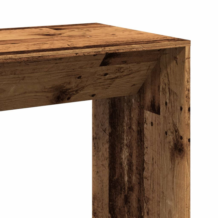 Masă de bar, lemn vechi, 102x50x103,5 cm, lemn prelucrat - WALTI WALTI