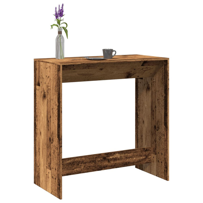 Masă de bar, lemn vechi, 102x50x103,5 cm, lemn prelucrat - WALTI WALTI