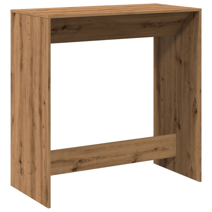 Masă de bar, stejar artizanal, 102x50x103,5 cm, lemn prelucrat - WALTI WALTI
