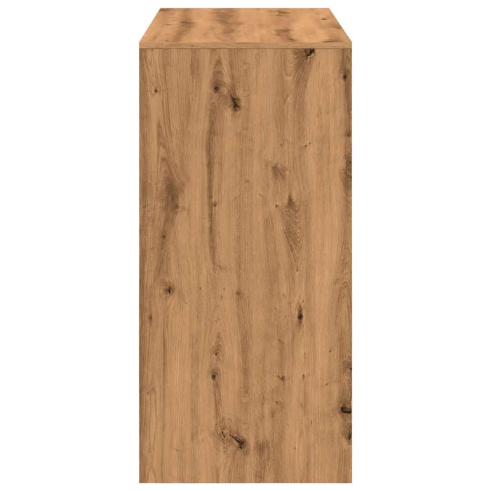 Masă de bar, stejar artizanal, 102x50x103,5 cm, lemn prelucrat - WALTI WALTI