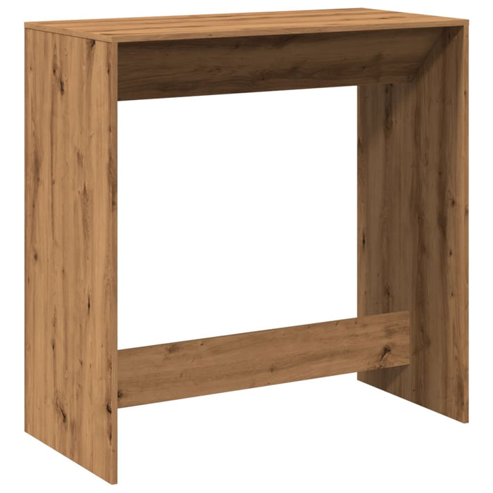 Masă de bar, stejar artizanal, 102x50x103,5 cm, lemn prelucrat - WALTI WALTI