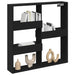 Dulap de perete, negru, 80x15x80 cm, lemn prelucrat - WALTI WALTI