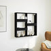 Dulap de perete, negru, 80x15x80 cm, lemn prelucrat - WALTI WALTI