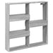 Dulap de perete, gri sonoma, 80x15x80 cm, lemn prelucrat - WALTI WALTI