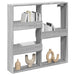 Dulap de perete, gri sonoma, 80x15x80 cm, lemn prelucrat - WALTI WALTI