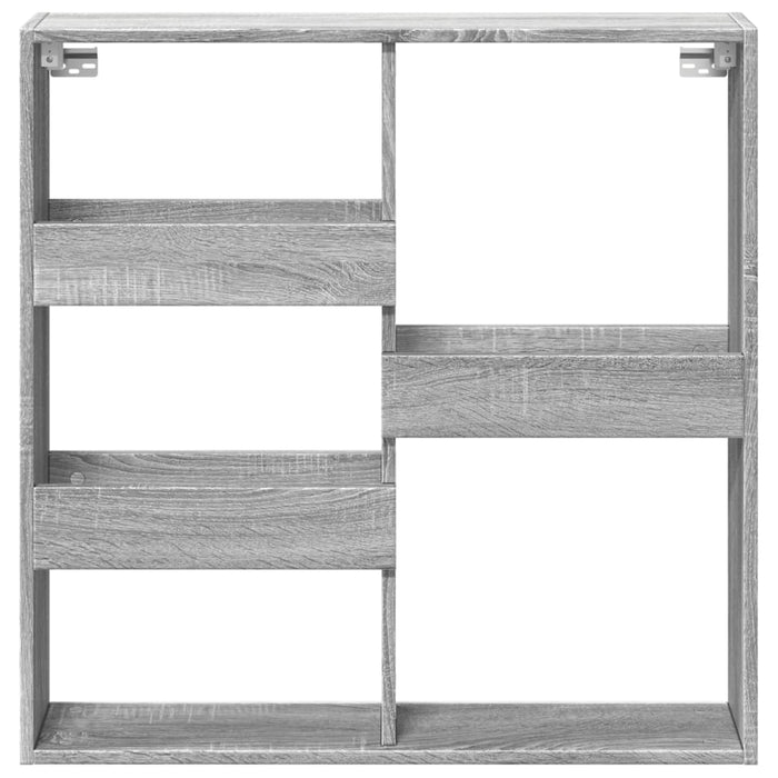 Dulap de perete, gri sonoma, 80x15x80 cm, lemn prelucrat - WALTI WALTI