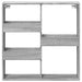 Dulap de perete, gri sonoma, 80x15x80 cm, lemn prelucrat - WALTI WALTI