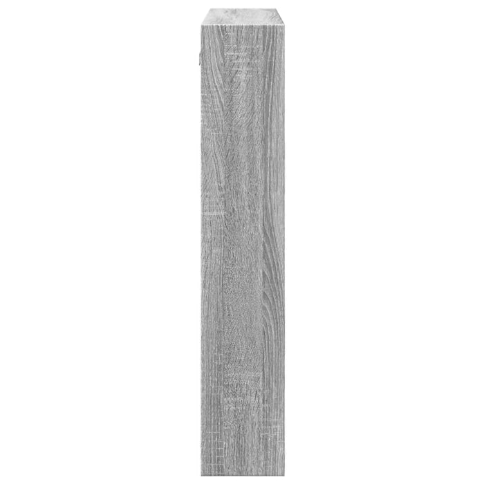Dulap de perete, gri sonoma, 80x15x80 cm, lemn prelucrat - WALTI WALTI