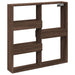 Dulap de perete, stejar maro, 80x15x80 cm, lemn prelucrat - WALTI WALTI