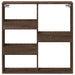 Dulap de perete, stejar maro, 80x15x80 cm, lemn prelucrat - WALTI WALTI