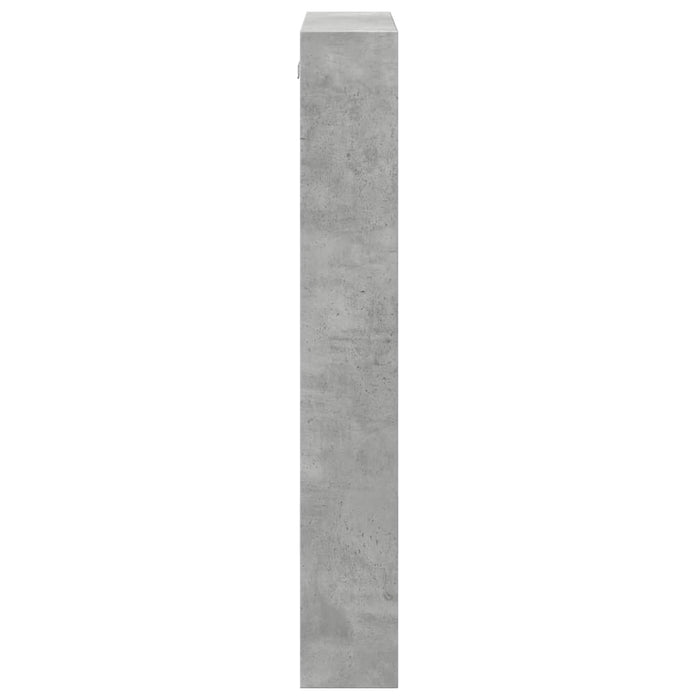 Dulap de perete, gri beton, 50x15x100 cm, lemn prelucrat - WALTI WALTI