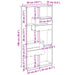 Dulap de perete, gri beton, 50x15x100 cm, lemn prelucrat - WALTI WALTI