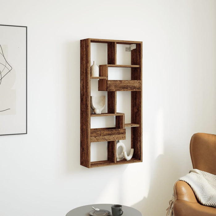 Dulap de perete, lemn vechi, 50x15x100 cm, lemn prelucrat WALTI