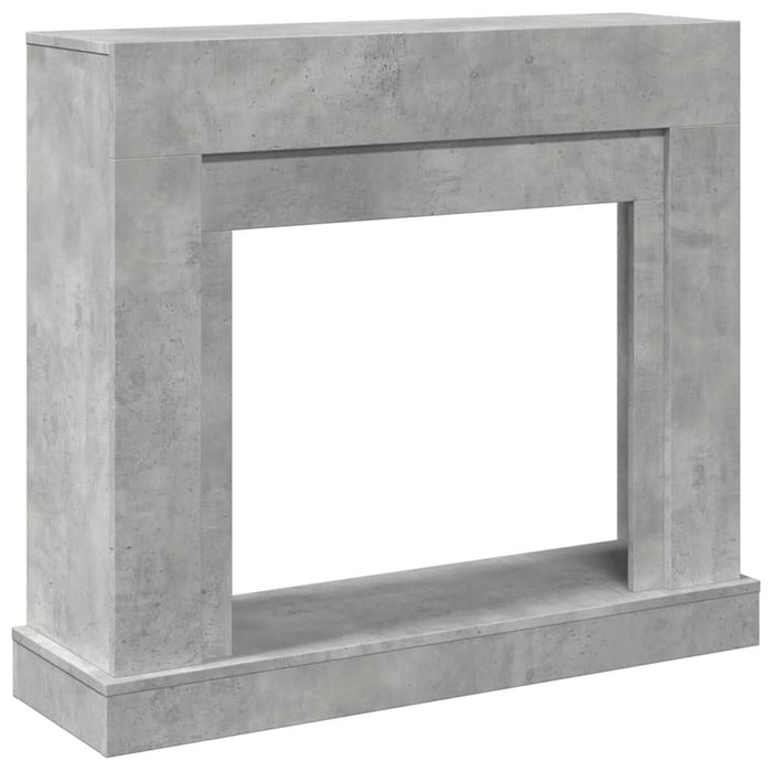 Mască de șemineu, gri beton, 100x30x87,5 cm, lemn prelucrat - WALTI WALTI