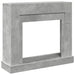 Mască de șemineu, gri beton, 100x30x87,5 cm, lemn prelucrat - WALTI WALTI