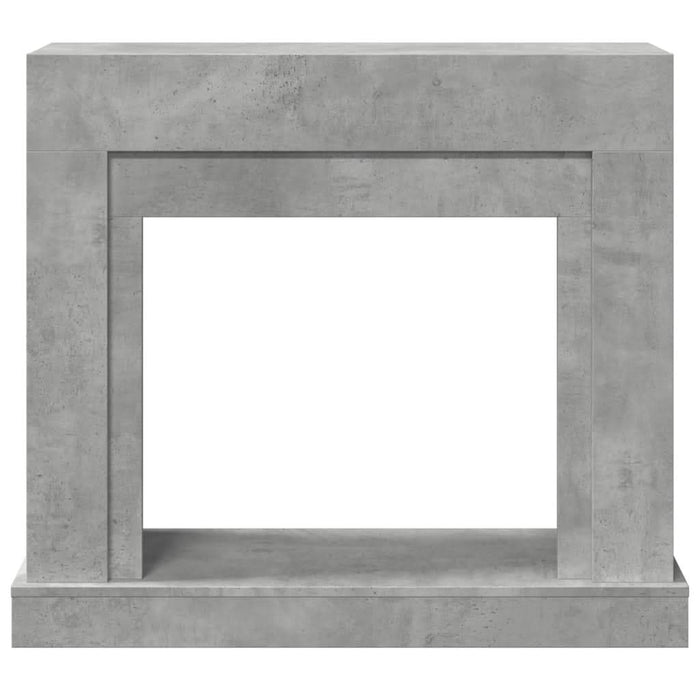 Mască de șemineu, gri beton, 100x30x87,5 cm, lemn prelucrat - WALTI WALTI