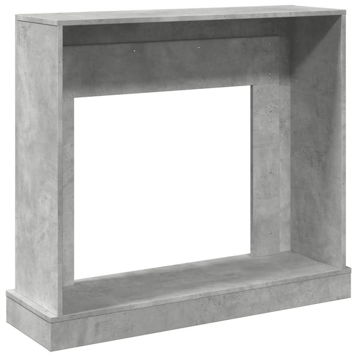 Mască de șemineu, gri beton, 100x30x87,5 cm, lemn prelucrat - WALTI WALTI