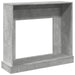 Mască de șemineu, gri beton, 100x30x87,5 cm, lemn prelucrat - WALTI WALTI